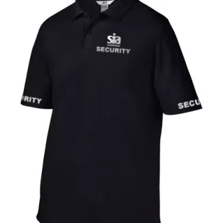 SIA Licensed Security Polo Shirt Hiviz