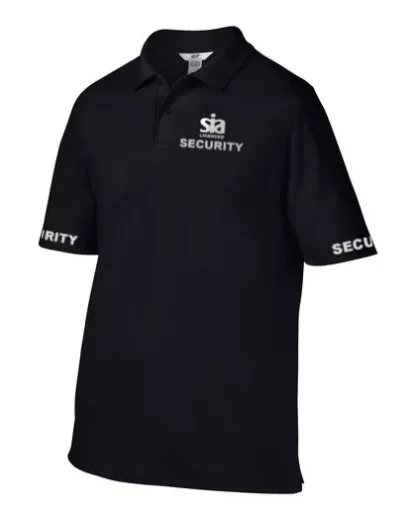 SIA Licensed Security Polo Shirt Hiviz