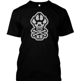 K9 Pirate T Shirt Black