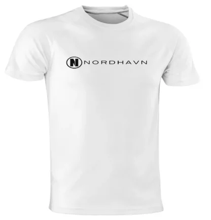 Nordhavn Yacht Crew T Shirt white